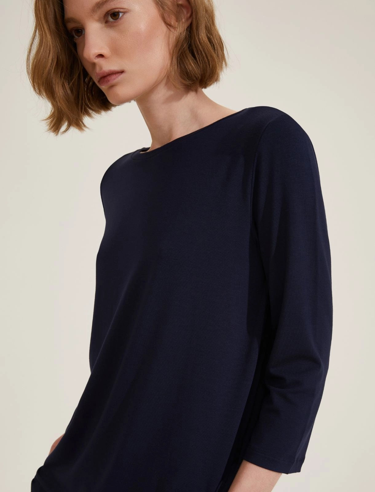 T-shirt con maniche a 3/4