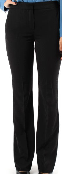 Pantaloni blu in tessuto bielastico