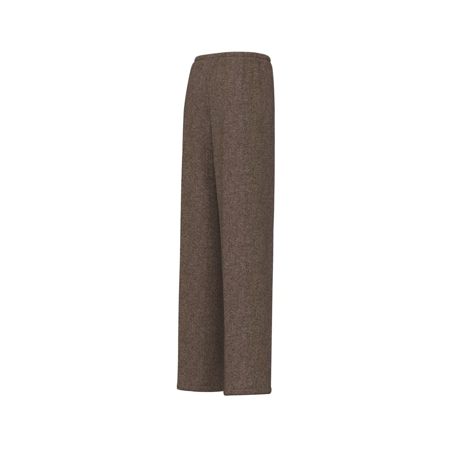 Pantaloni Nocciola in flanella leggera sale e pepe