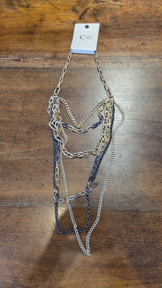 Collana Multistrato a Catena