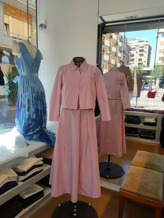 Giacchina in taffetà rosa o blu
