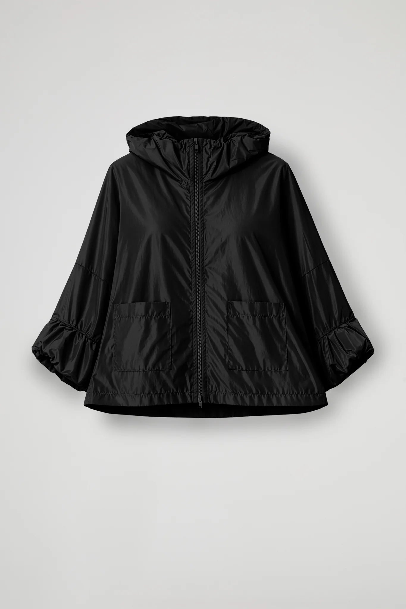 Giacca Corta in Taffeta' - Nera
