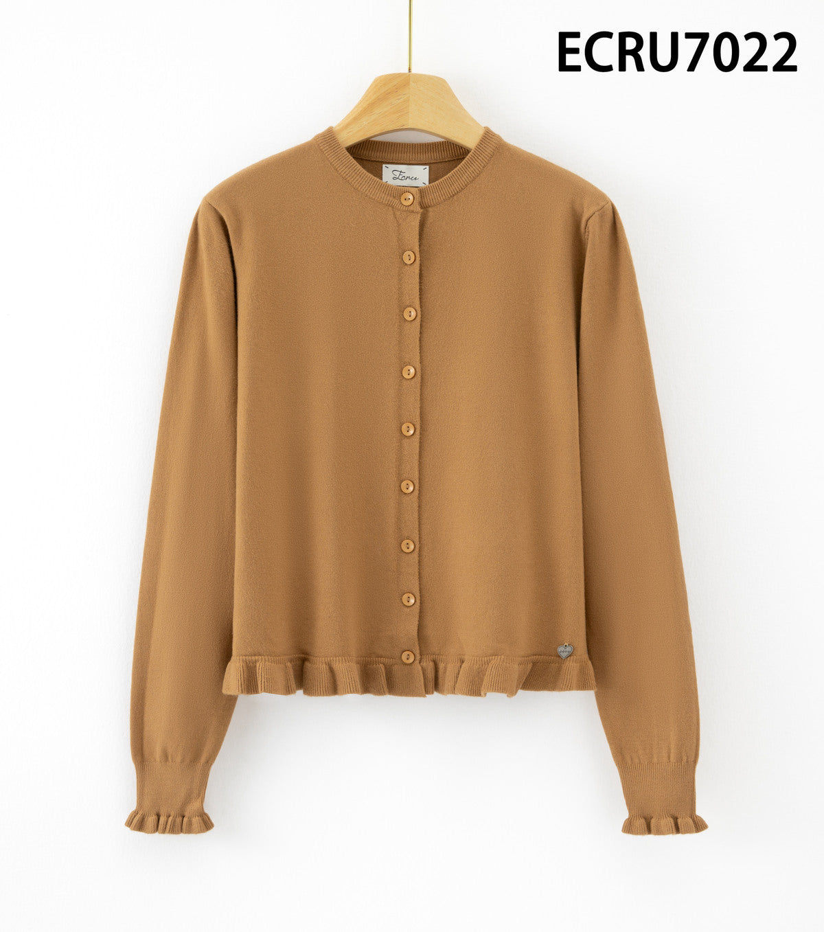 Maglia a Cardigan a Scatola - Cammello, Bordeaux, Panna, Nero