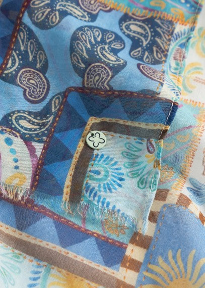 Sciarpina stampa paisley