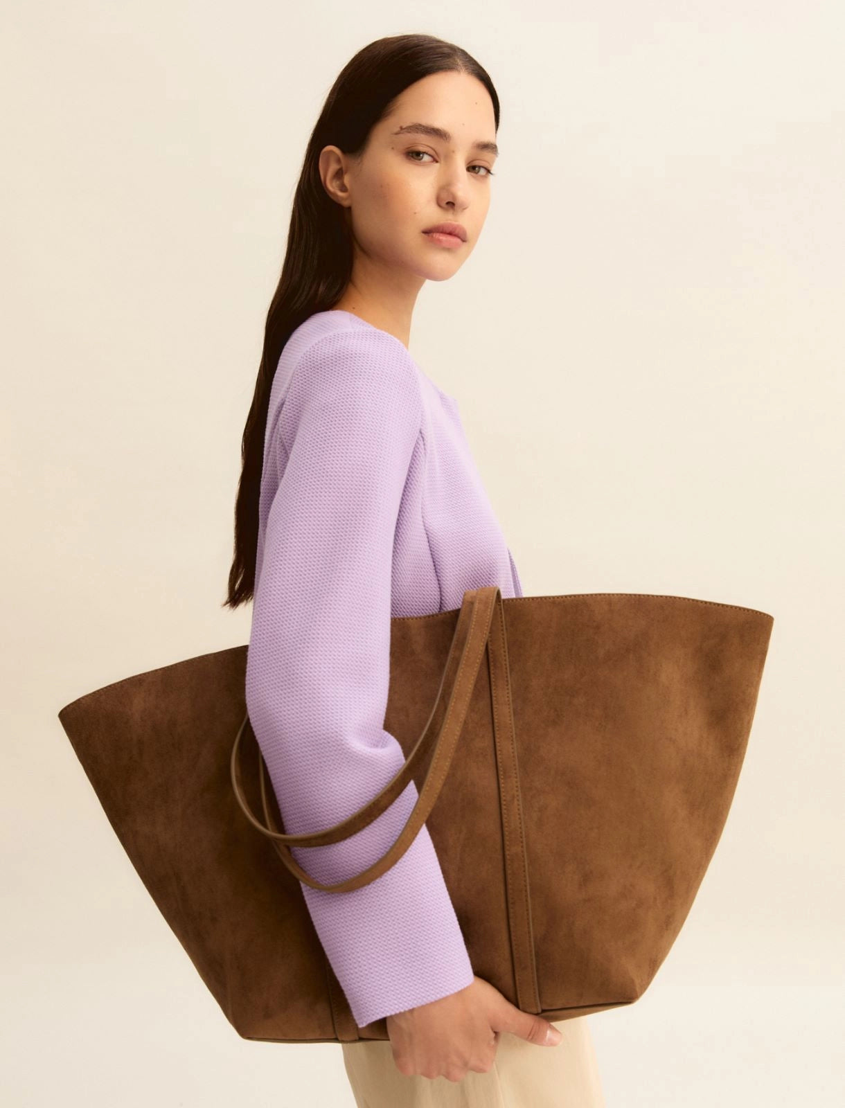 Borsa Grande Shopper con Pochette