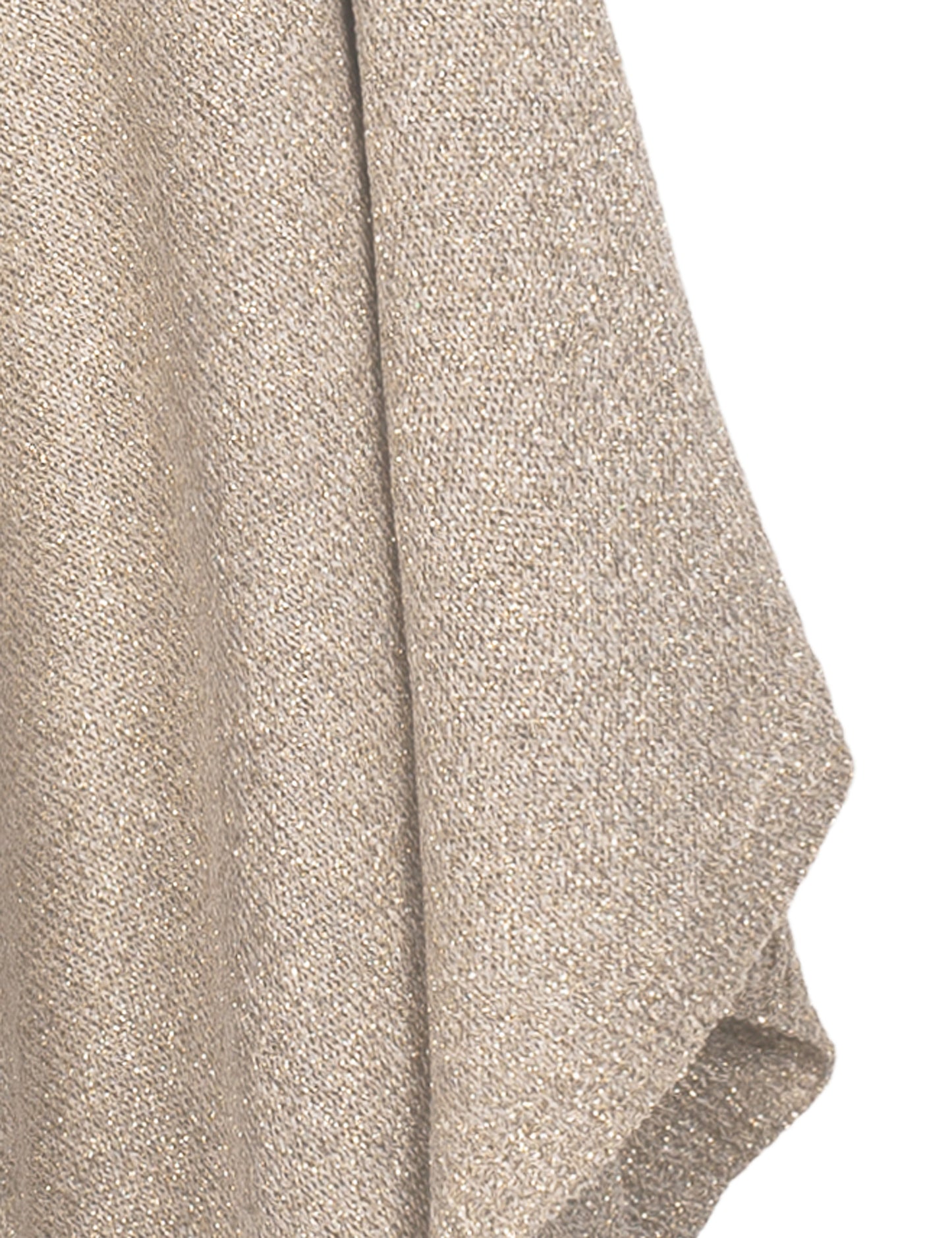 Poncho Elegante -  Argentato, Dorato, Marrone Bruciato