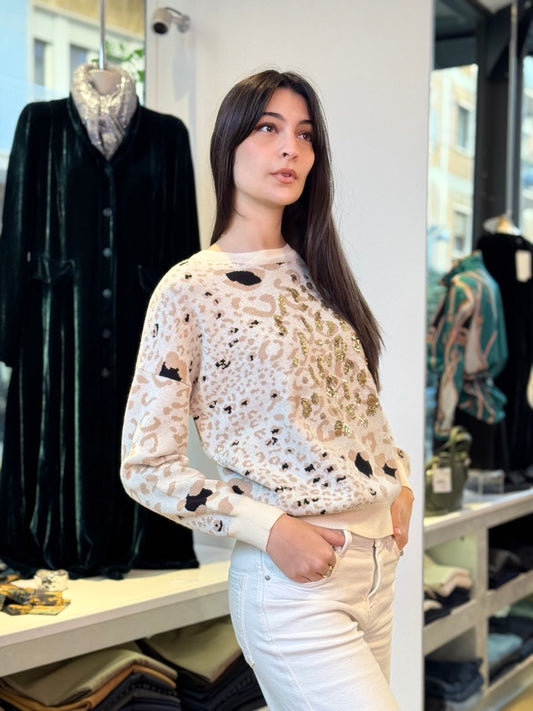 Maglia Leopardata "Lulu" - Stile, Comfort e Luminosità!