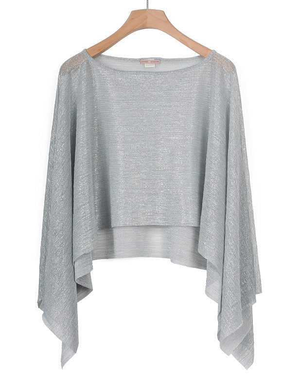 Lightweight poncho - Silver or Gold