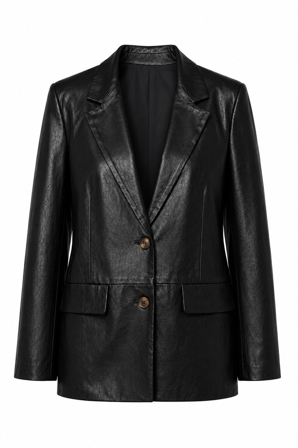 Giacca Blazer Oversize in Ecopelle