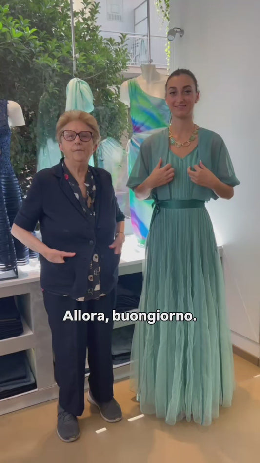 Giacchina Coprispalle in Tulle Verde Menta
