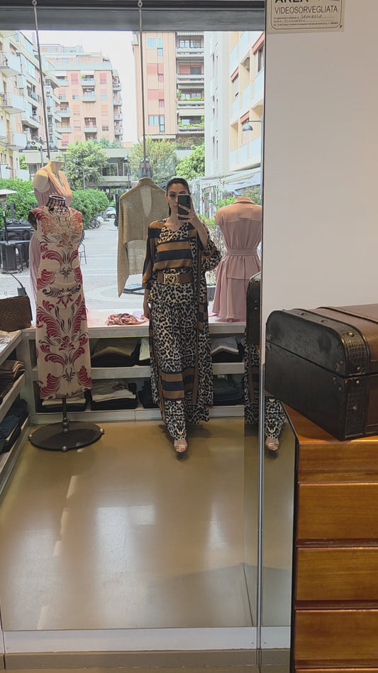 Completo 3 Pezzi in Stampa Animalier