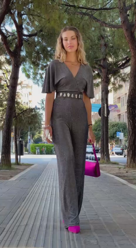 Tuta Jumpsuit in Maglina Glitterata