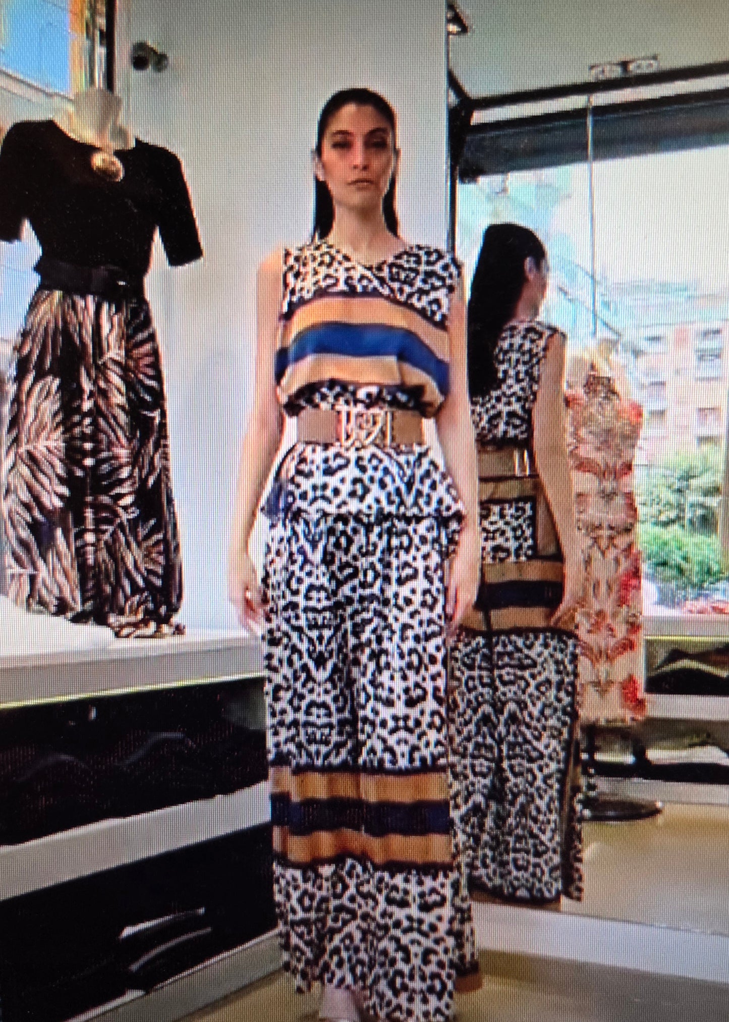 Completo 3 Pezzi in Stampa Animalier