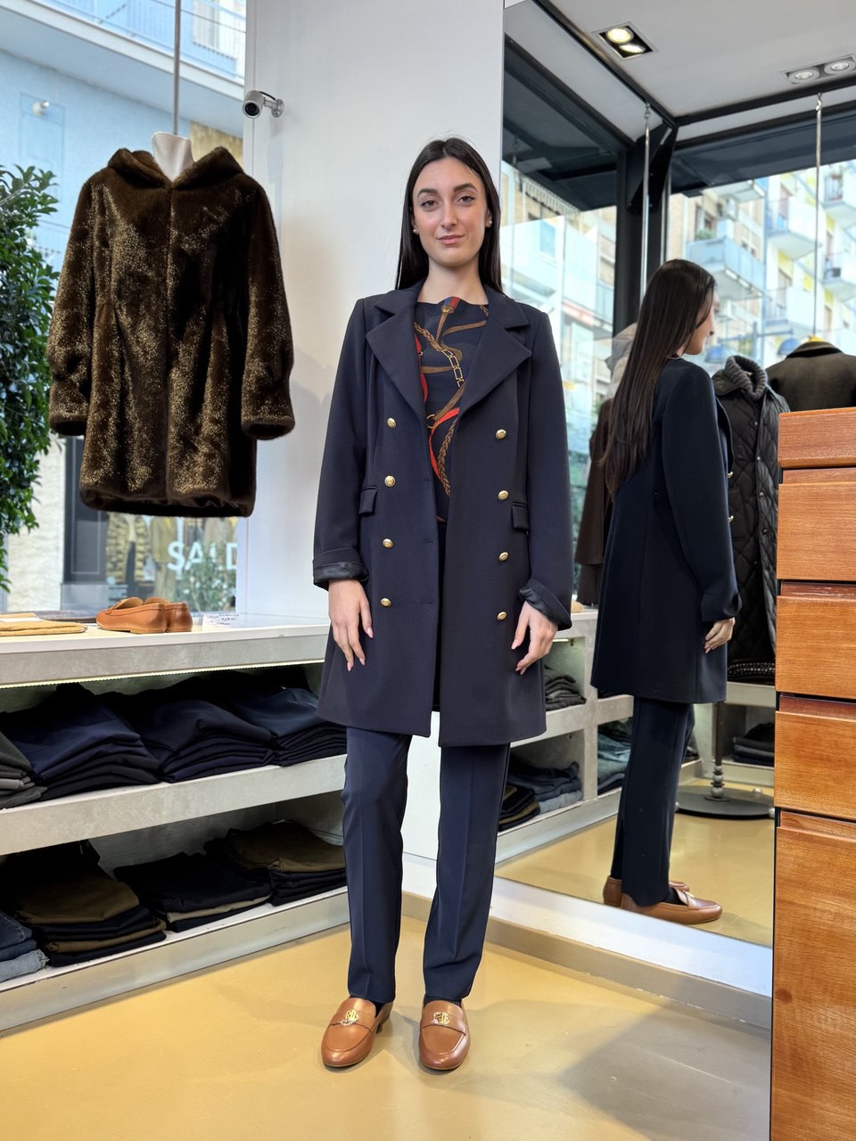 Abito stile Robe Manteau