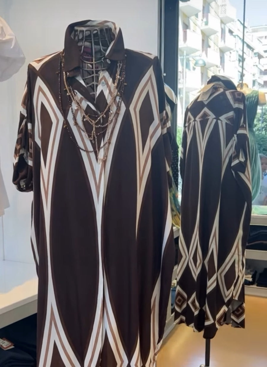 Abito Oversize Tutto Abbottonato