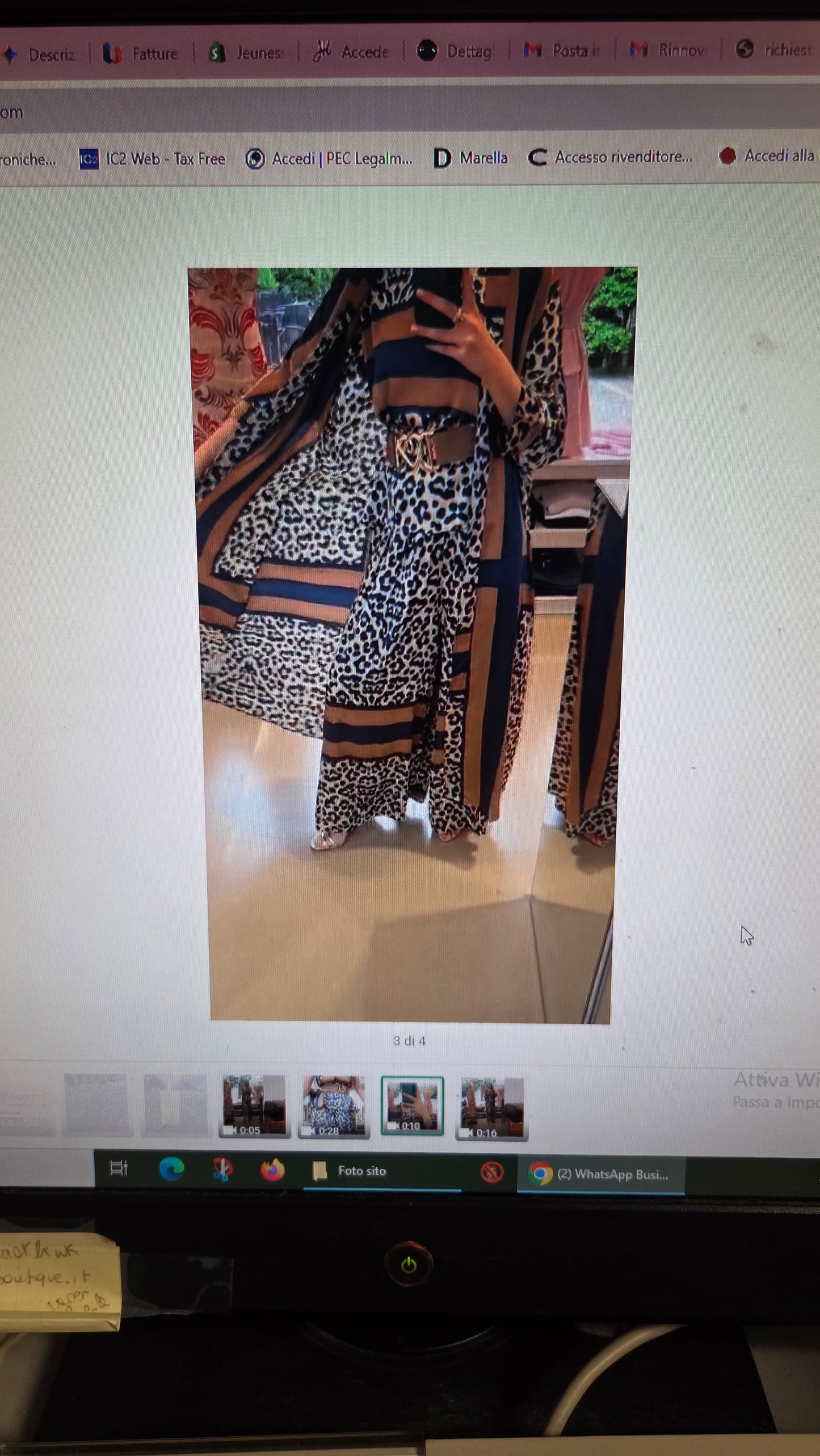Completo 3 Pezzi in Stampa Animalier
