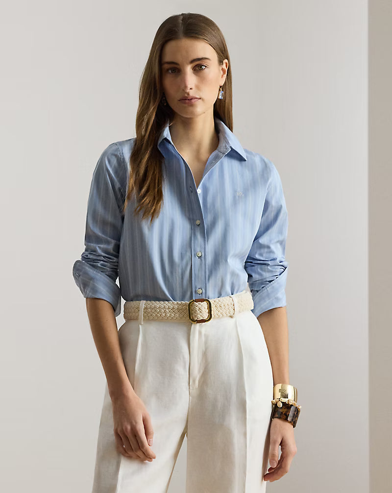 Camicia in Cotone a Righe