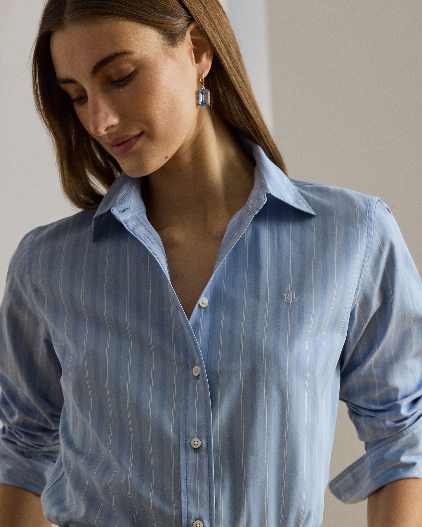 Camicia in Cotone a Righe