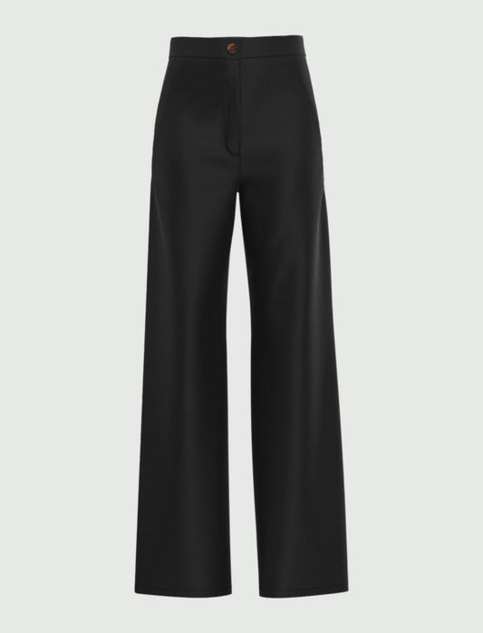 Pantaloni in jersey effetto pelle