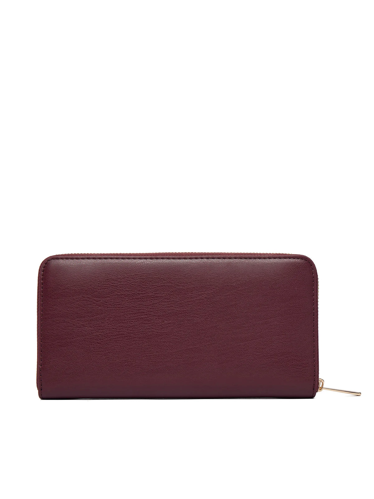 Portafogli Grande In Pelle Vegana - Nero, Beige, Bordeaux