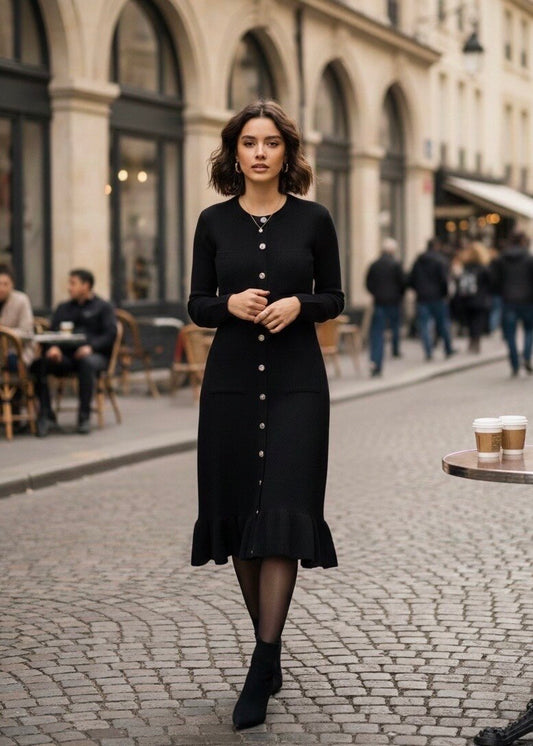 Abito in maglia - Marrone